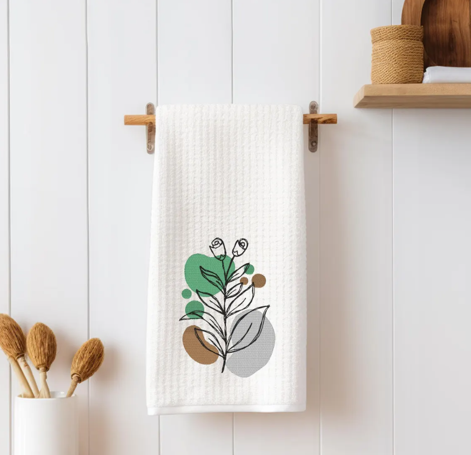botanical flower embroidery design, sketch design, instant download, machine embroidery, flower 1, DIGITAL FILE