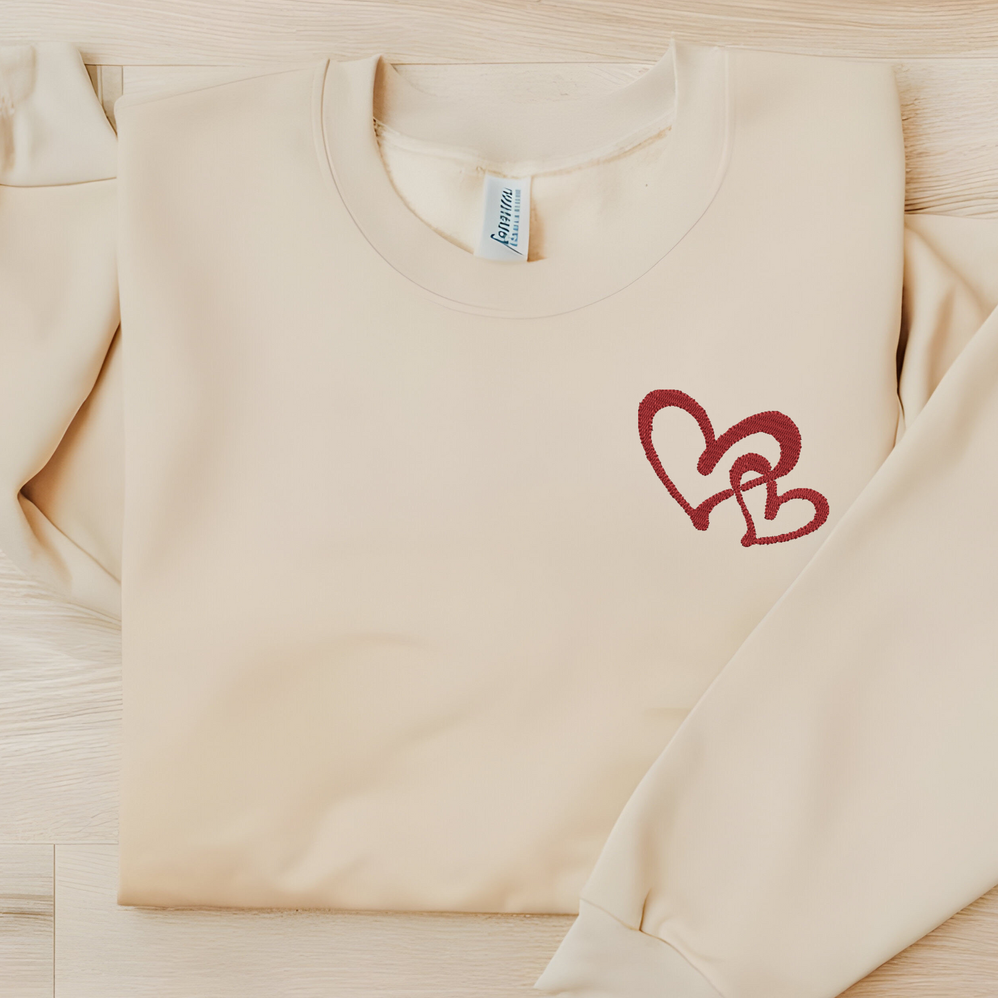 locking hearts embroidery design, filled heart, instant download, machine embroidery, DIGITAL FILE
