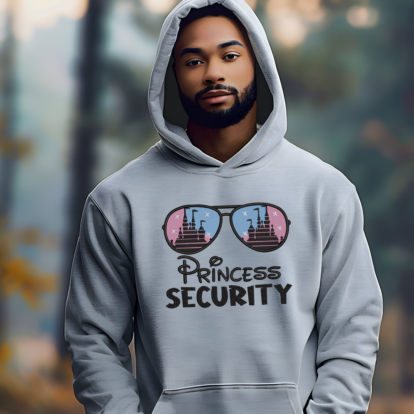 princess security, Dad design, family vacation, gifts for dad, machine embroidery, DIGITAL FILE